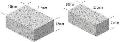 Dense Concrete Common Bricks 22.5N/mm²