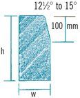 HB half batter Kerb Stone