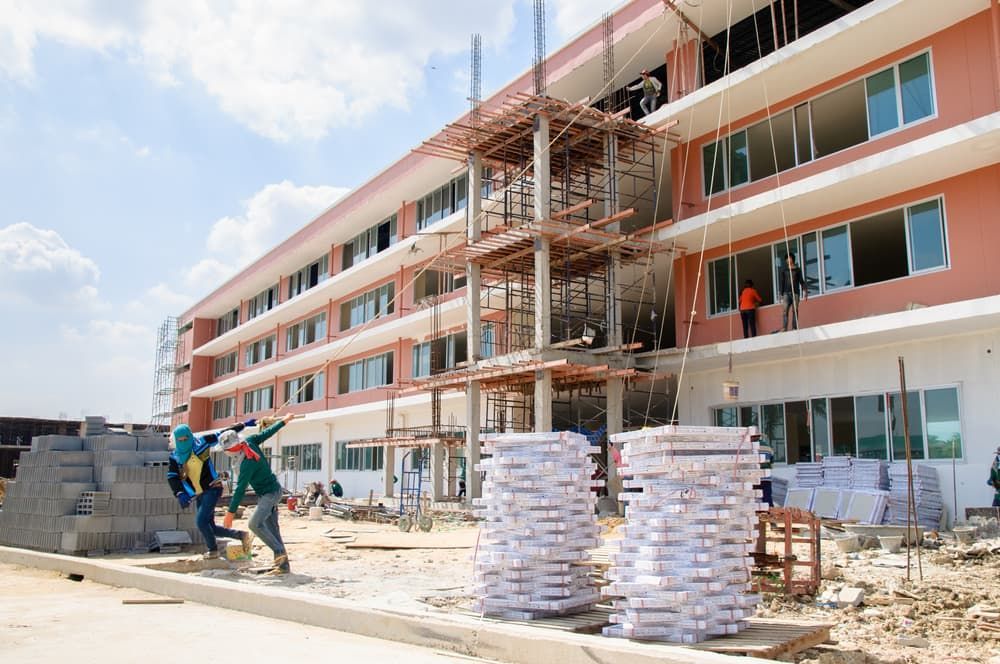 Construction of a new school building