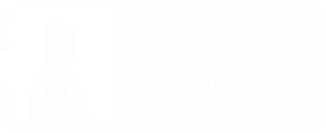 Better Business Bureau White Logo