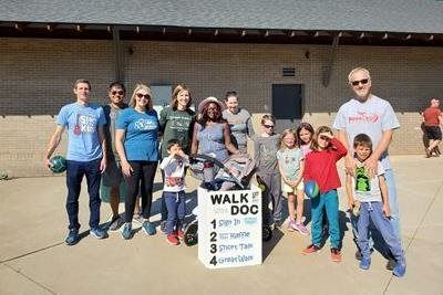 Group of people posing with a