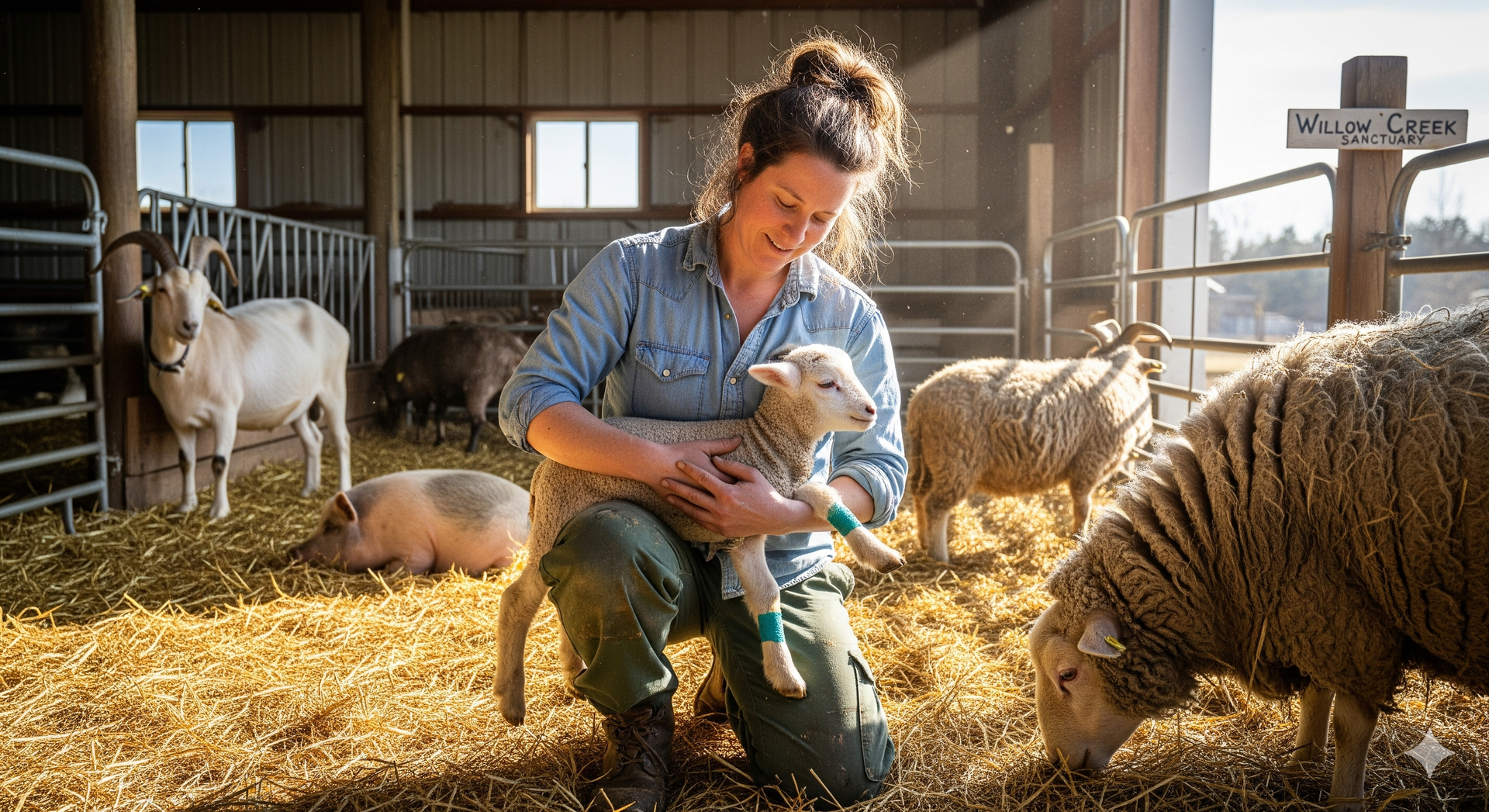 Rooterville Animal Sanctuary in Florida providing care and shelter for rescued animals