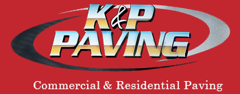 Logo, K & P Paving Corporation, Paving Contractor