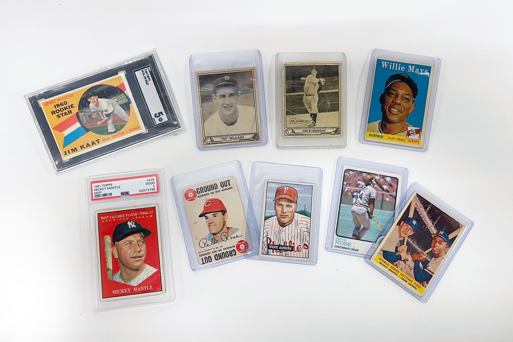 samples of our baseball cards