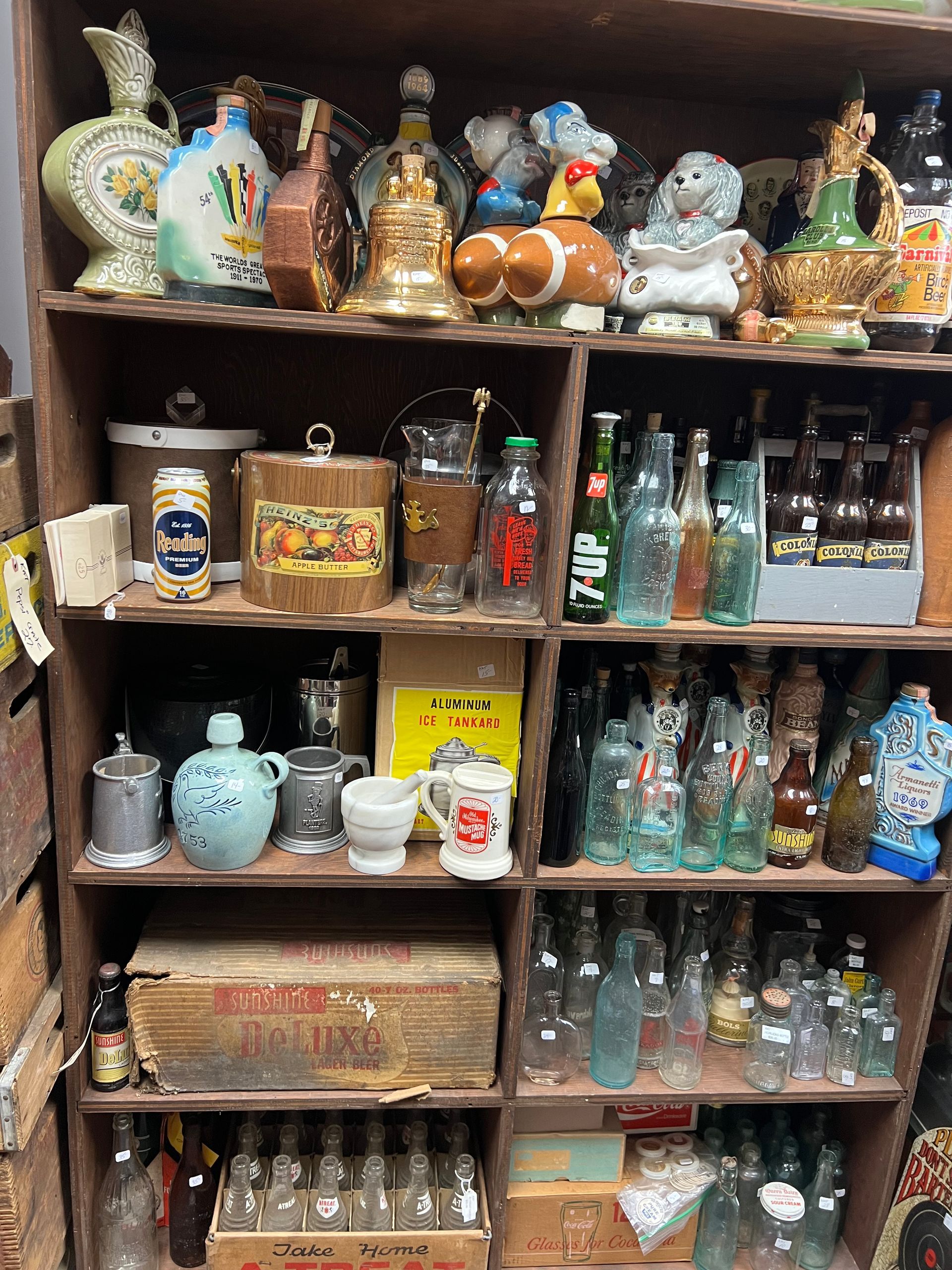 a large variety of collectibles