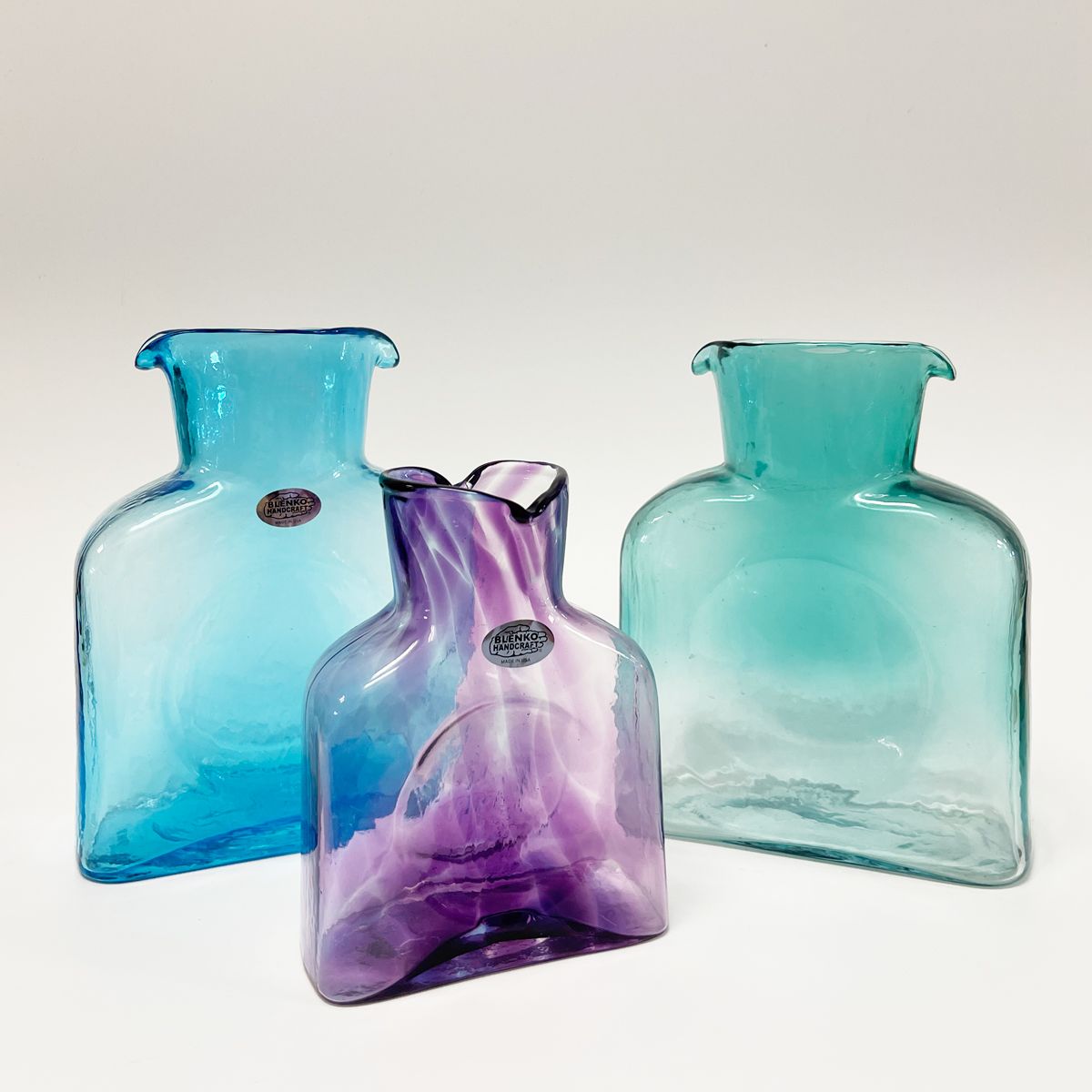 Blenko water bottles