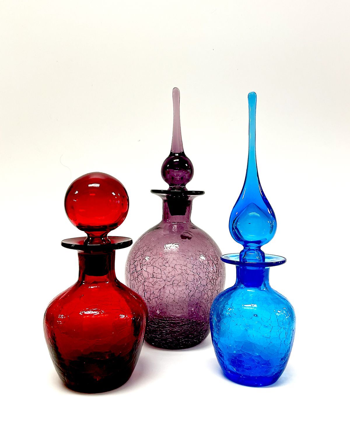 Rainbow glass Decanters