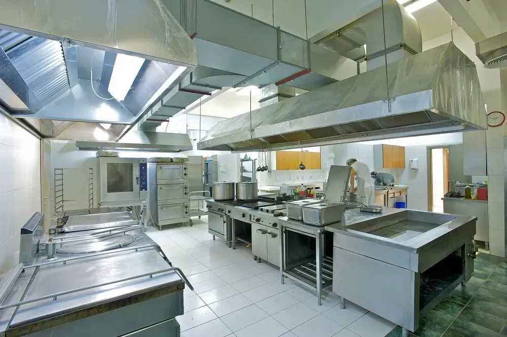 Commercial Kitchen With Stainless Steel Appliances — Sheetmetal Improvements & Design in Burleigh Heads, QLD