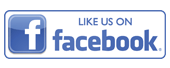A facebook logo that says like us on facebook
