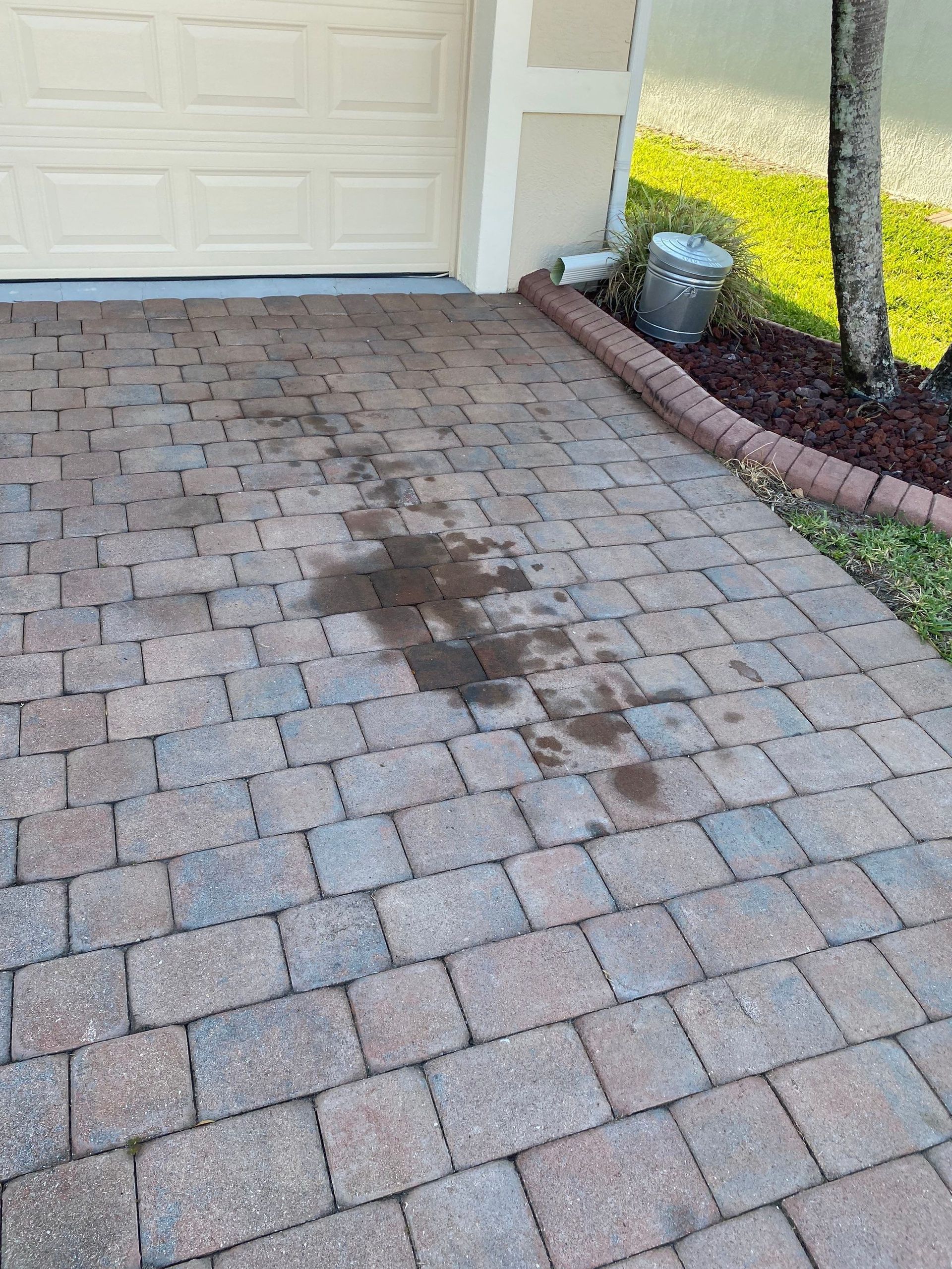 Before Washing Pathway | Hudson, FL | EcoAqua Wash USA