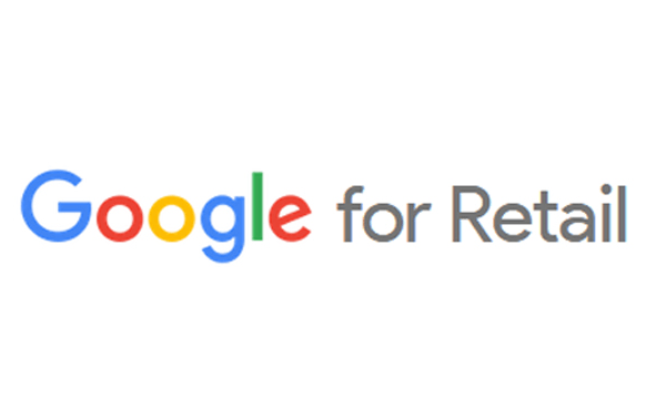 Google for Retail logo: colored Google logo next to