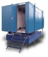 Portable toilet blocks
