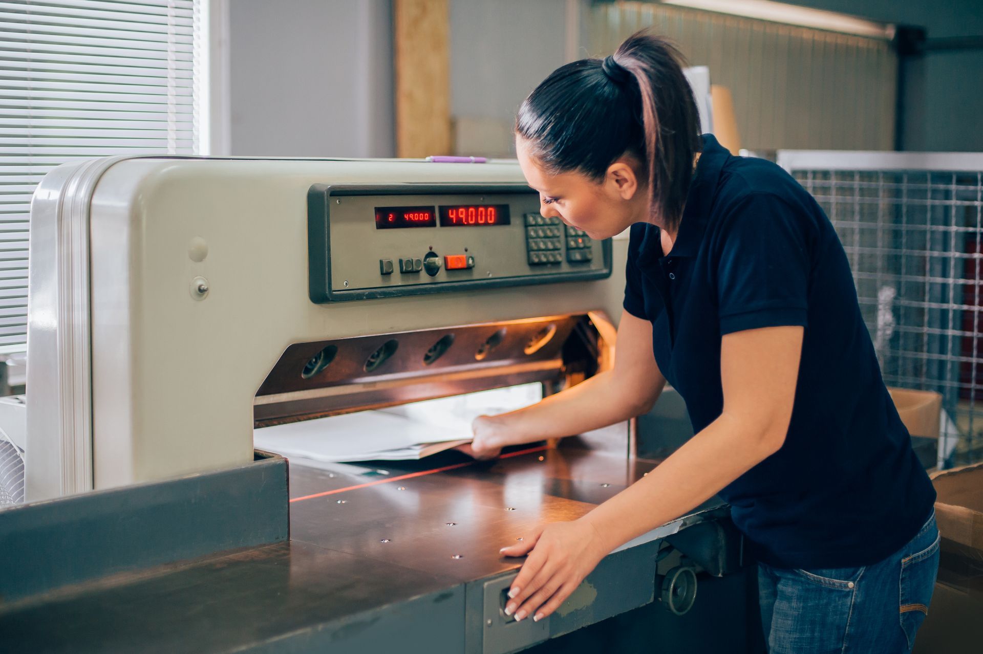 East Lexington Postcard Printing Machine Full Service Printing Company