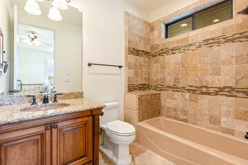 Custom bathroom tile renovation in Fort Worth
