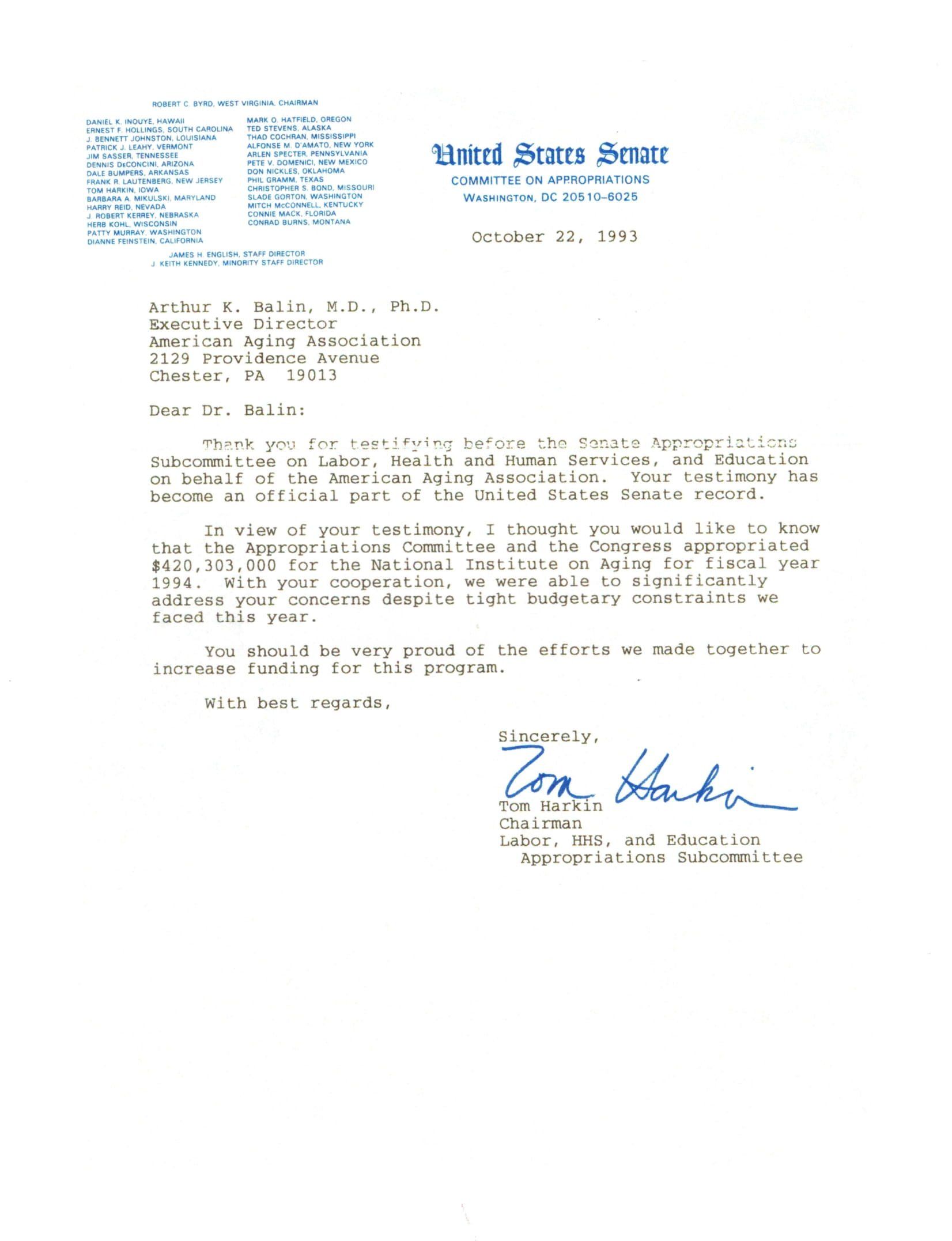 United States Senate 93