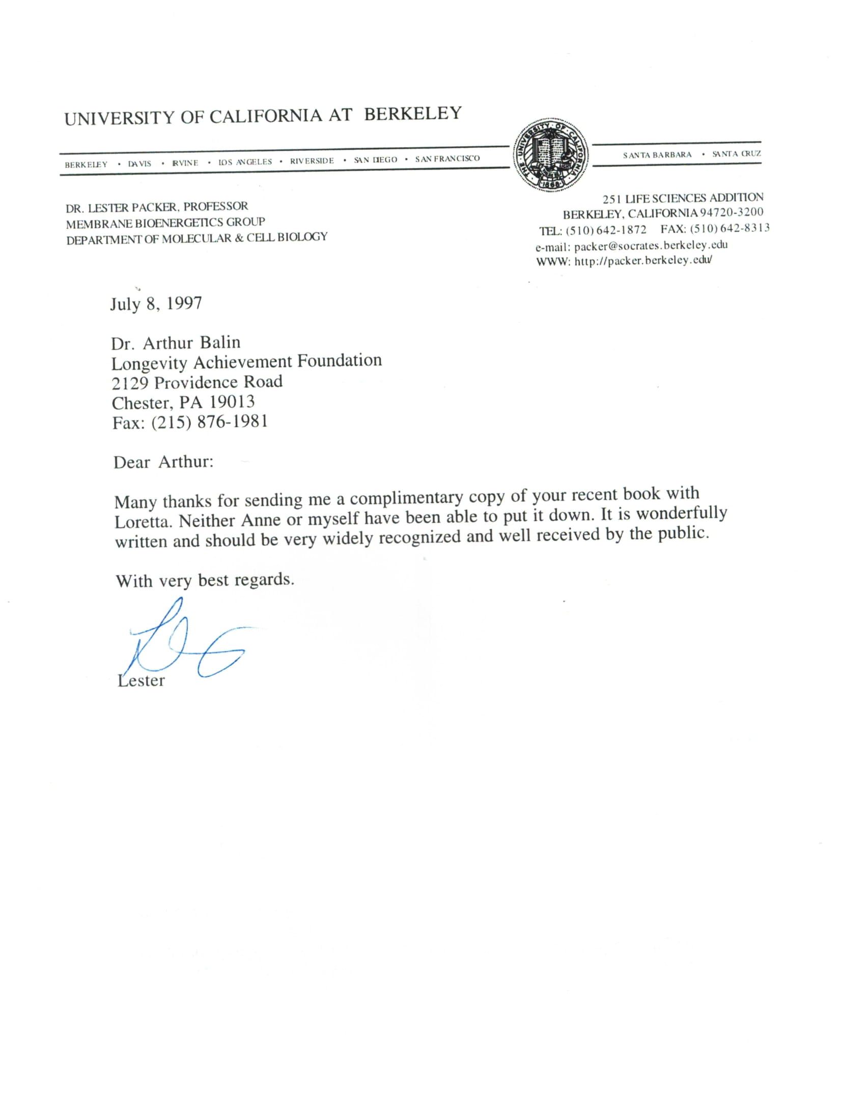 University of California at Berkley 97