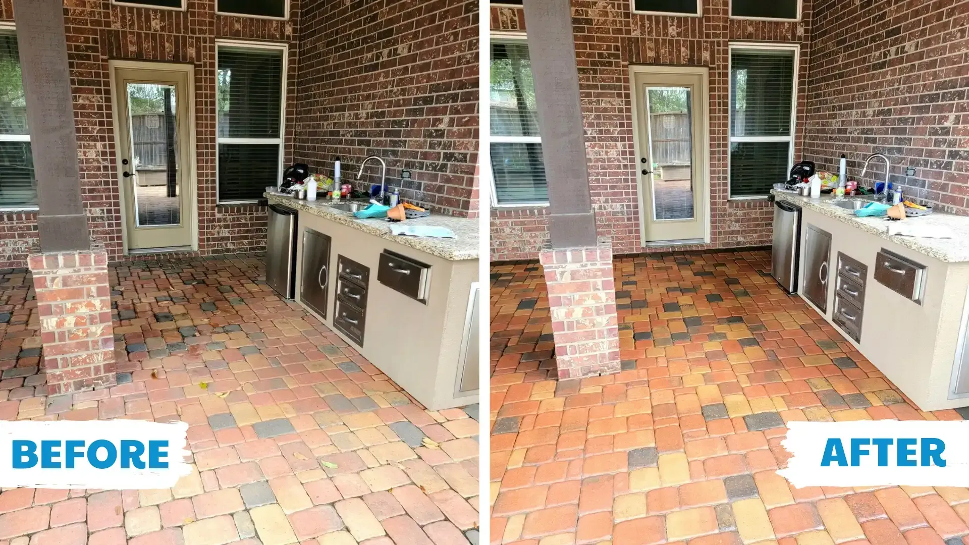 Brick Paver Cleaning in Houston | Houston Pressure Washing