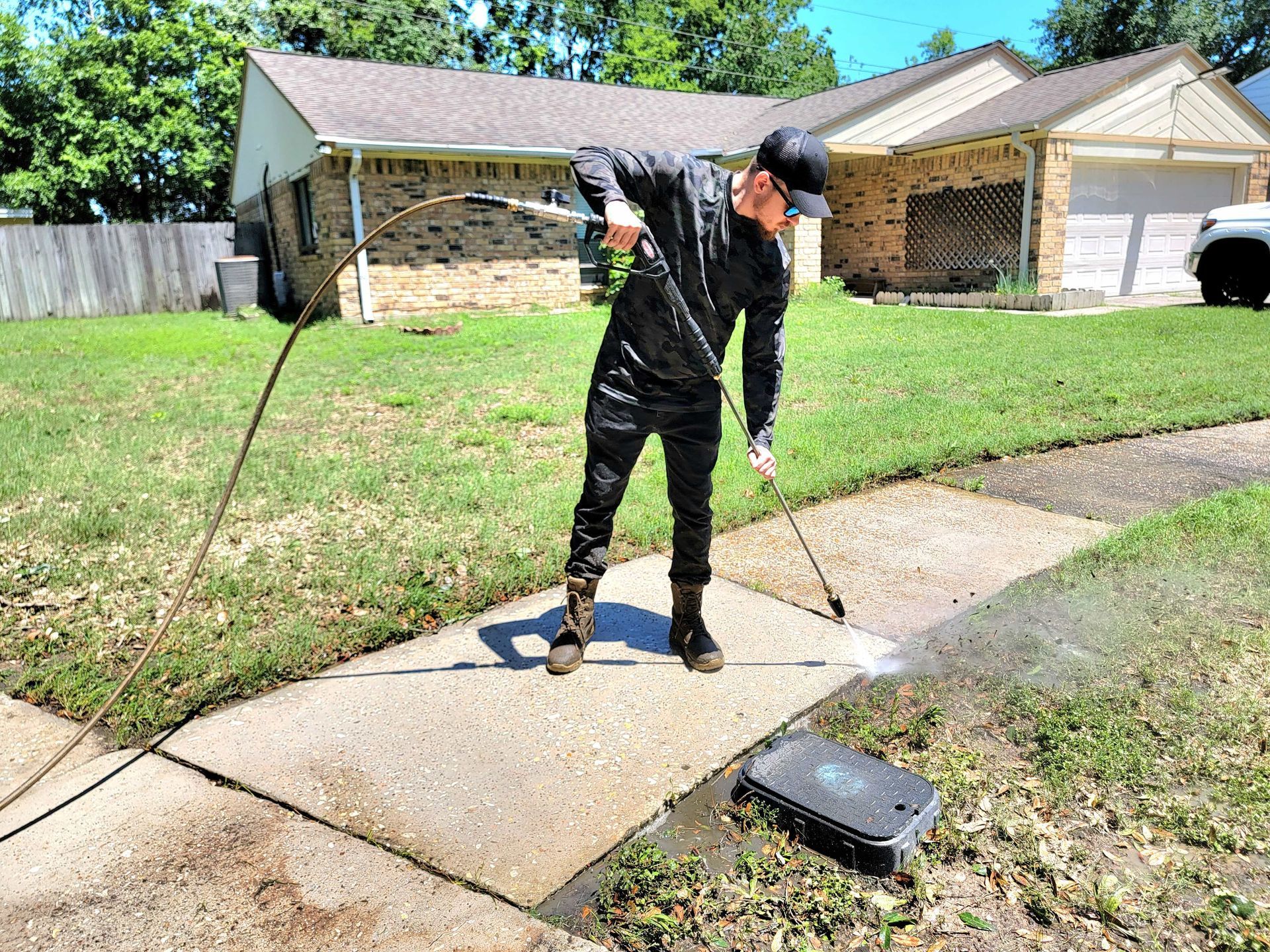 Concrete Cleaning The Woodlands | Twisted Nozzle Pressure Washing