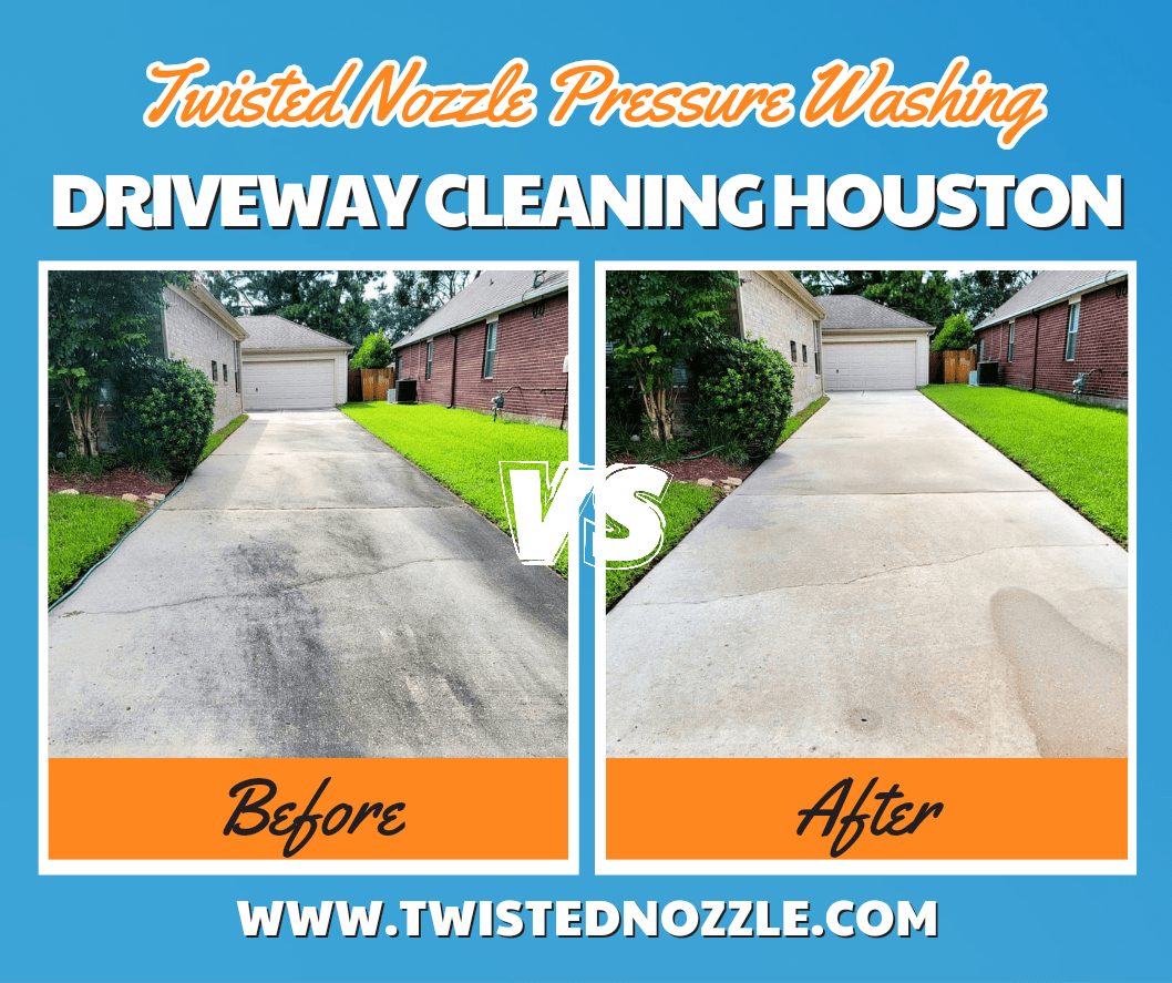 Driveway Cleaning Houston: Amazing Before and After Results