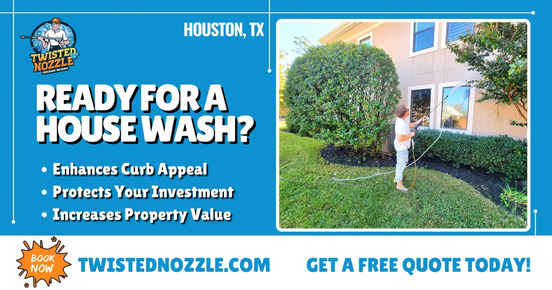 House Washing Houston | Get a Free Quote Today!