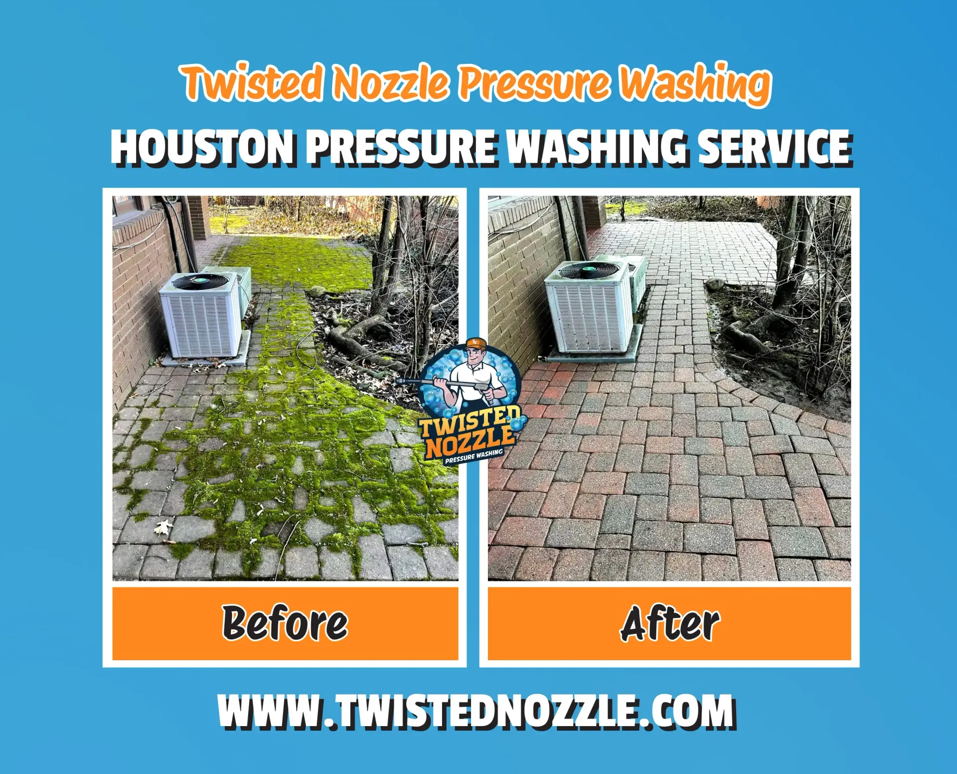 Houston Pressure Washing Services | Twisted Nozzle LLC