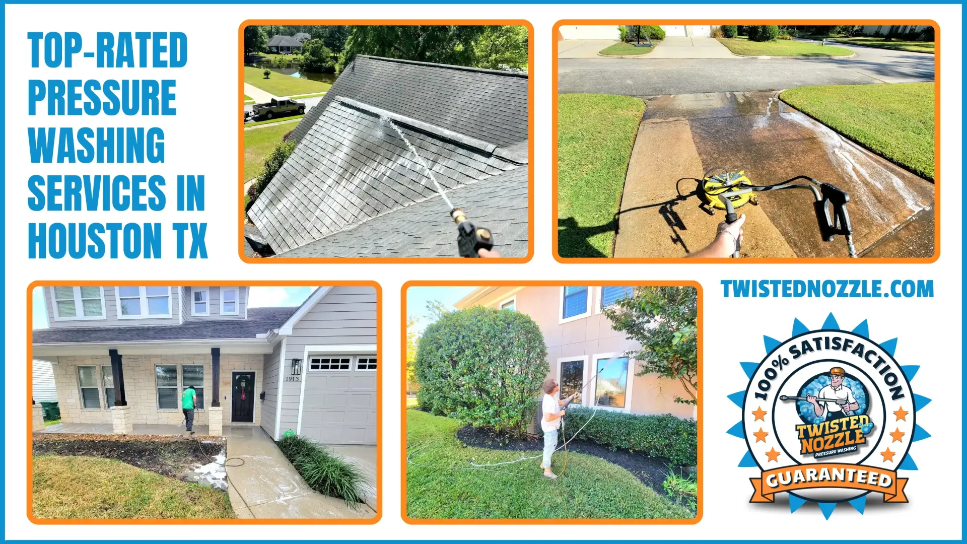 Houston Pressure Washing Services | Twisted Nozzle LLC