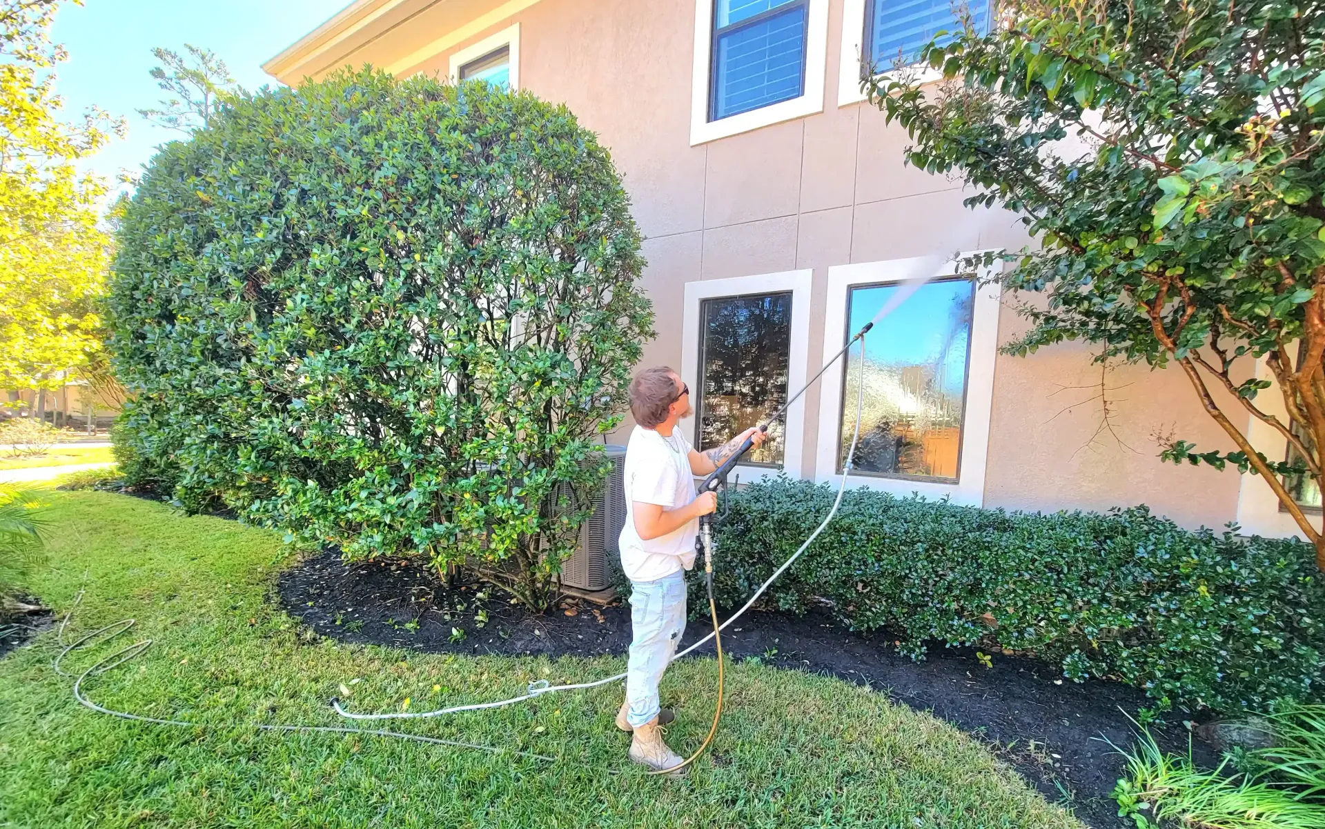 House Soft Washing in The Woodlands | Twisted Nozzle