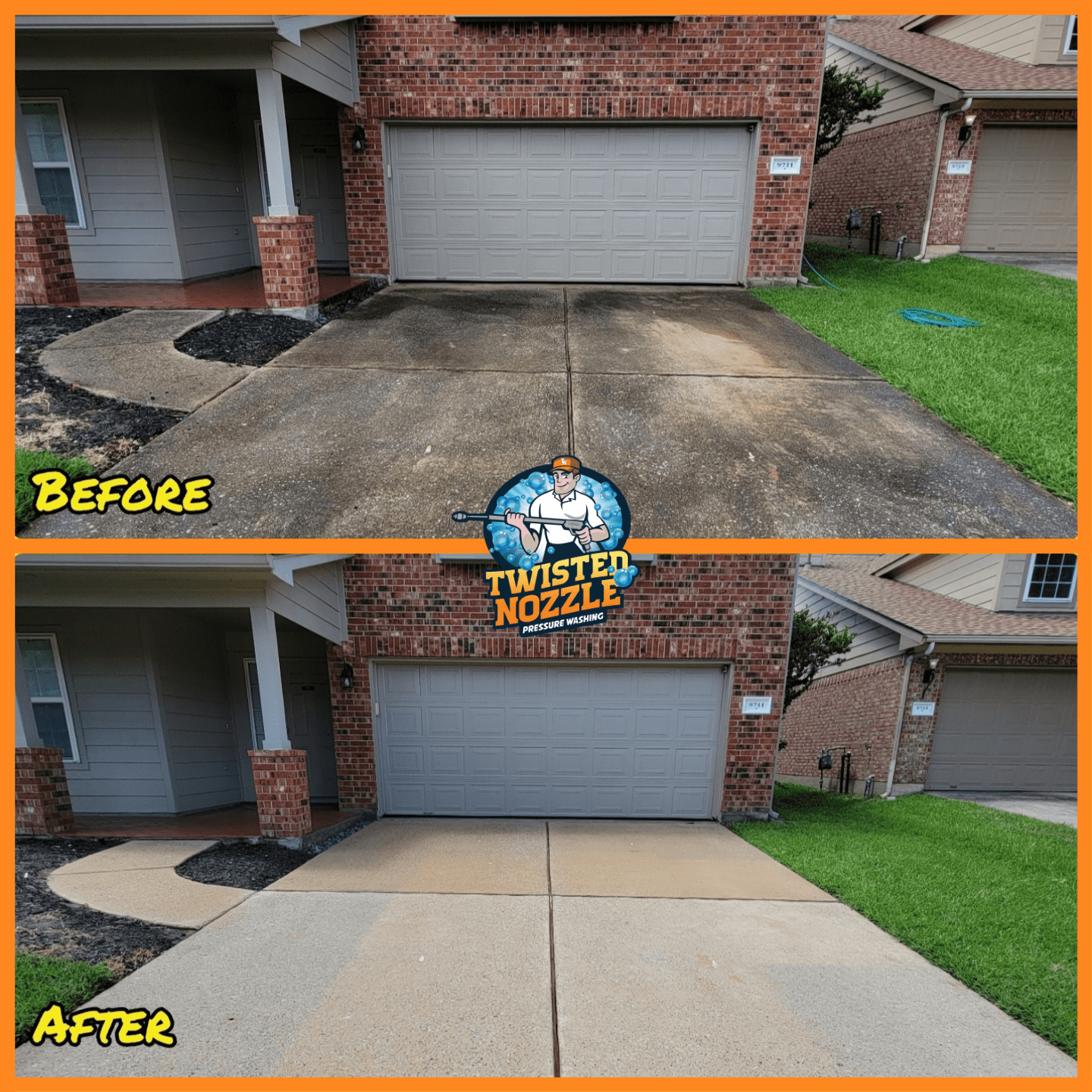 Pressure Washing in Spring TX | Driveway Cleaning