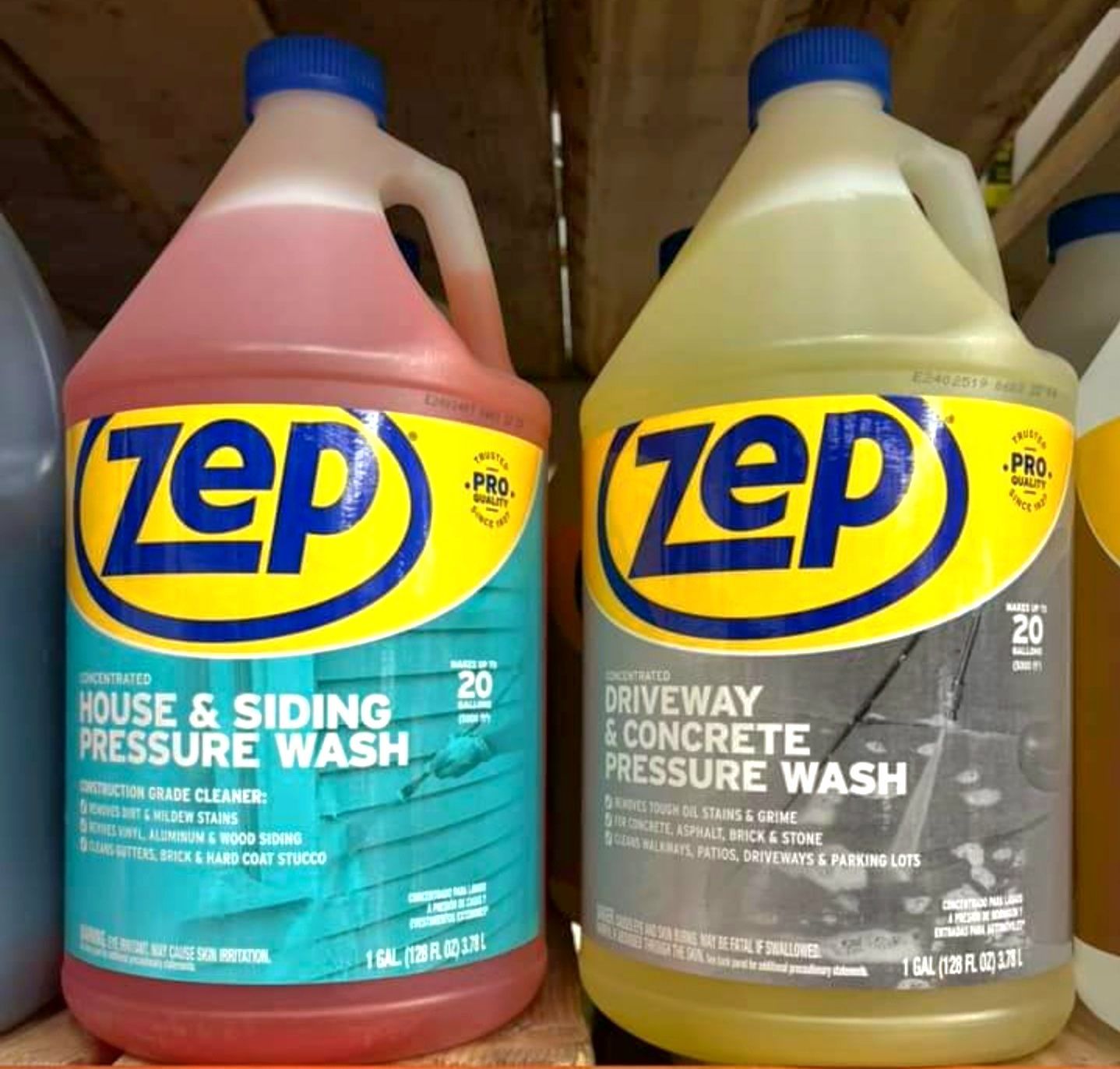 Zep Pressure Washing Cleaning Solutions for House Washing & Concrete