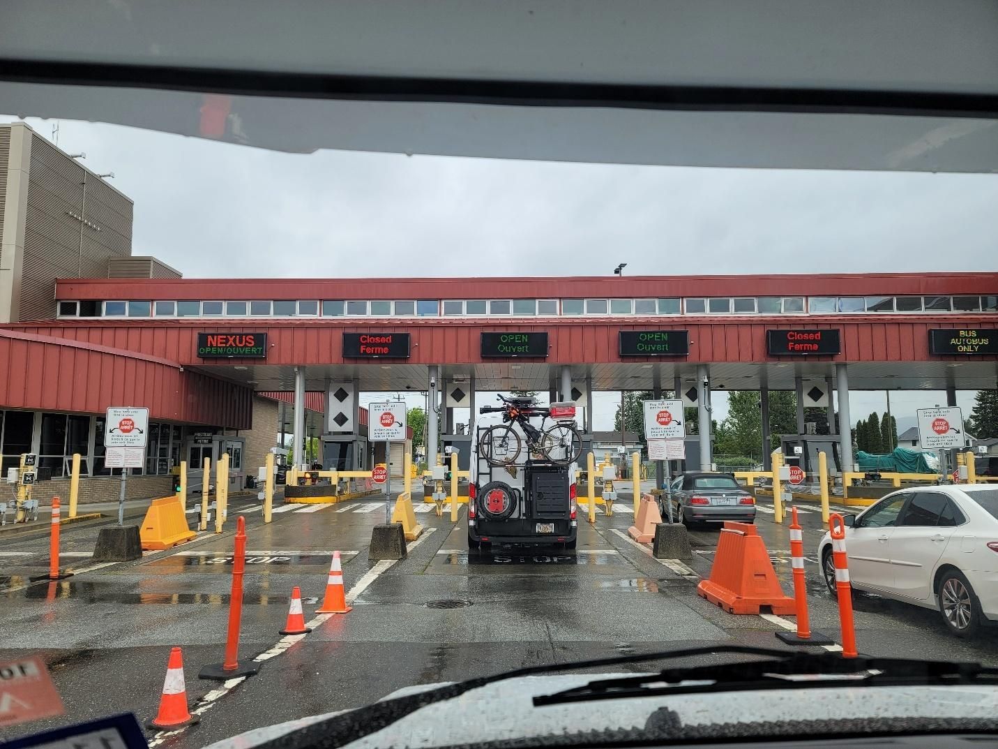 Sumas Washington to Canada border crossing