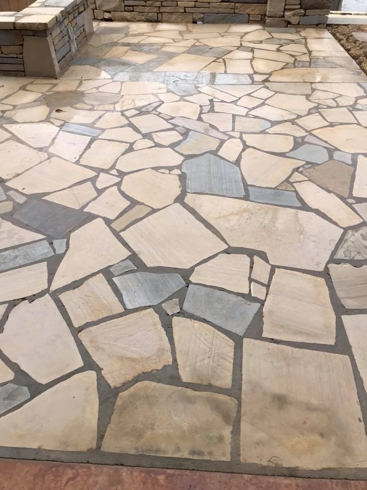 Patterned stone floor — Morrilton, AR — Chadek Power Wash