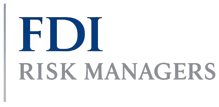 FDI Risk Managers logo in blue and gray text on a white background