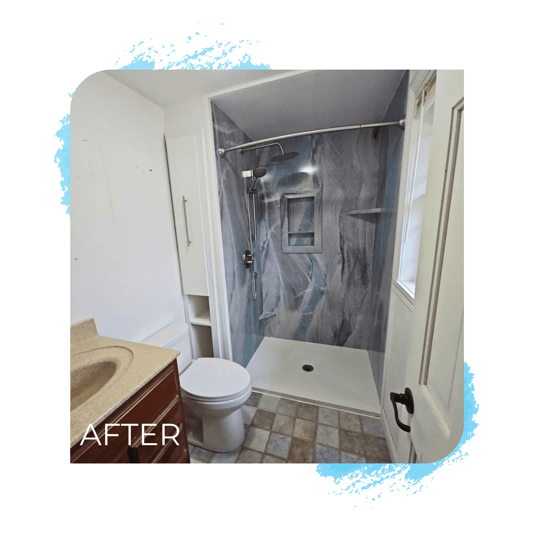 After - bath remodel Appleton WI