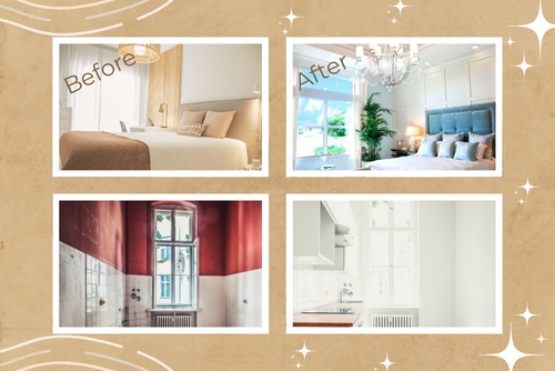 before and after renter homes