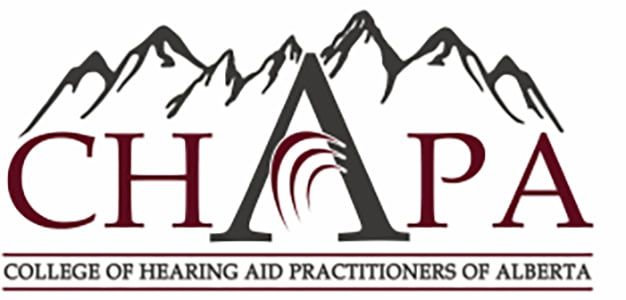 A logo for the college of hearing aid practitioners of alberta