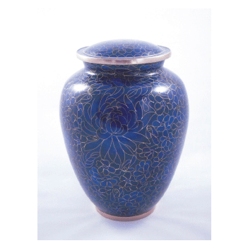 Columbia Cremation Care Offers Cloisonne Indigo Urns in Addition to Mid-Missouri Cremation Services.