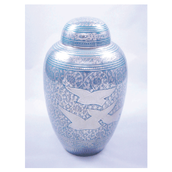 Order a Going Home Blue Urn From Columbia Cremation Care in Addition to Mid-MO Cremation Services