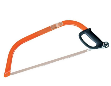 an orange bow saw