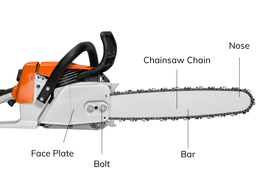 chainsaw diagram