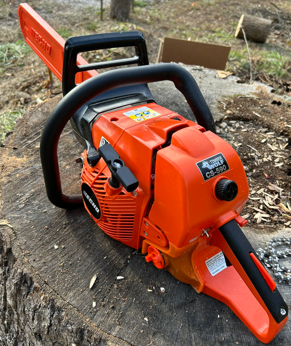 chainsaw outside