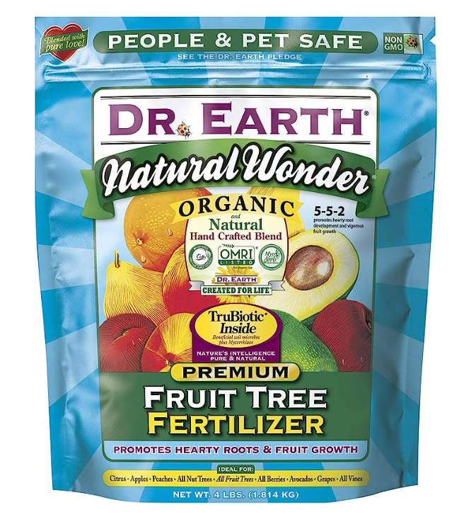 dr earth organic  fruit tree fertilizer