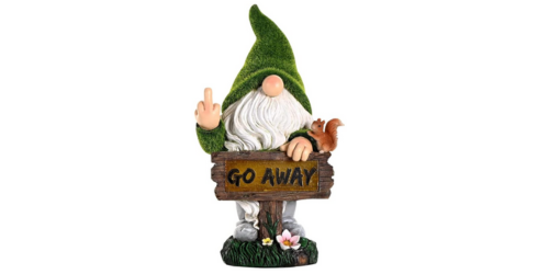 angry gnome sign