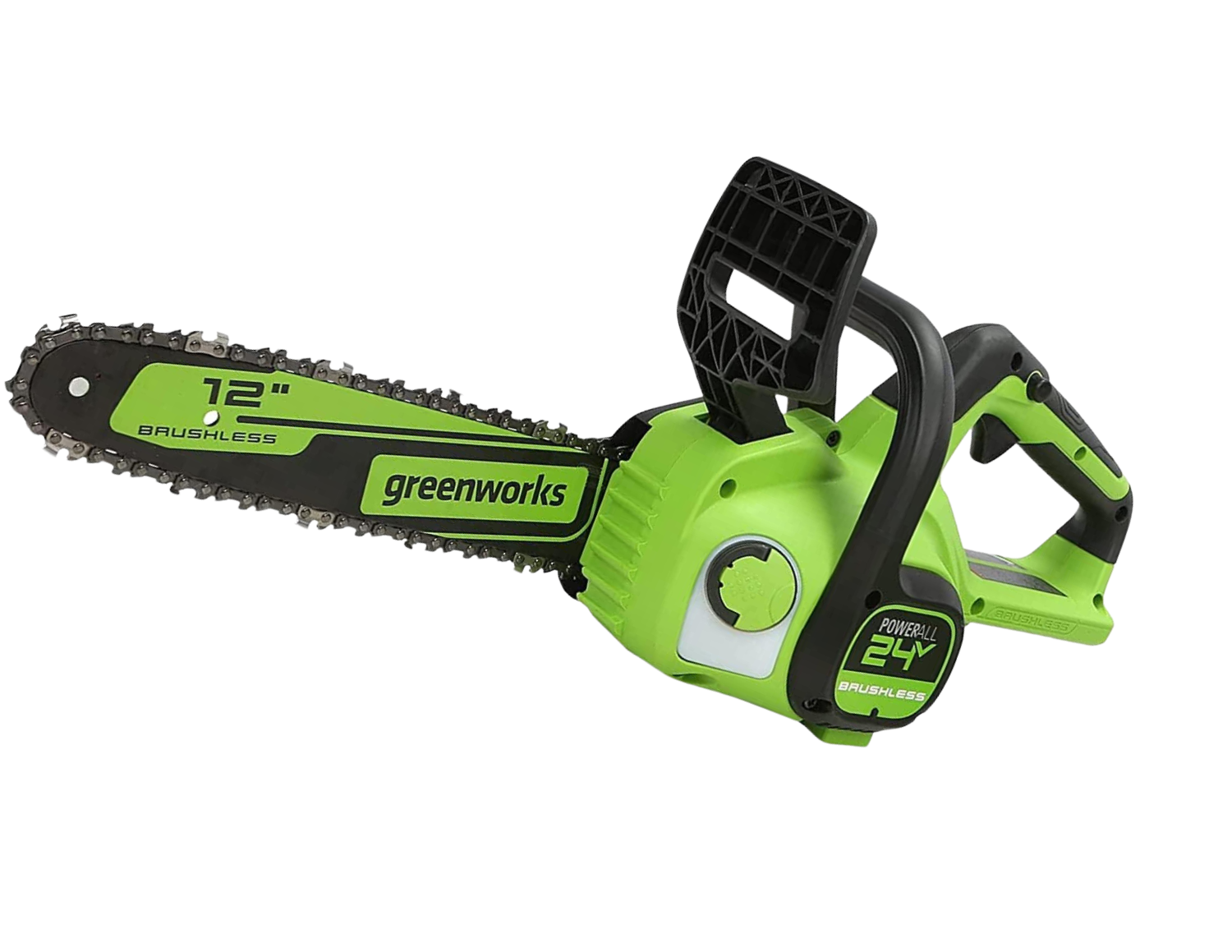 a husqvarna chainsaw on a white background