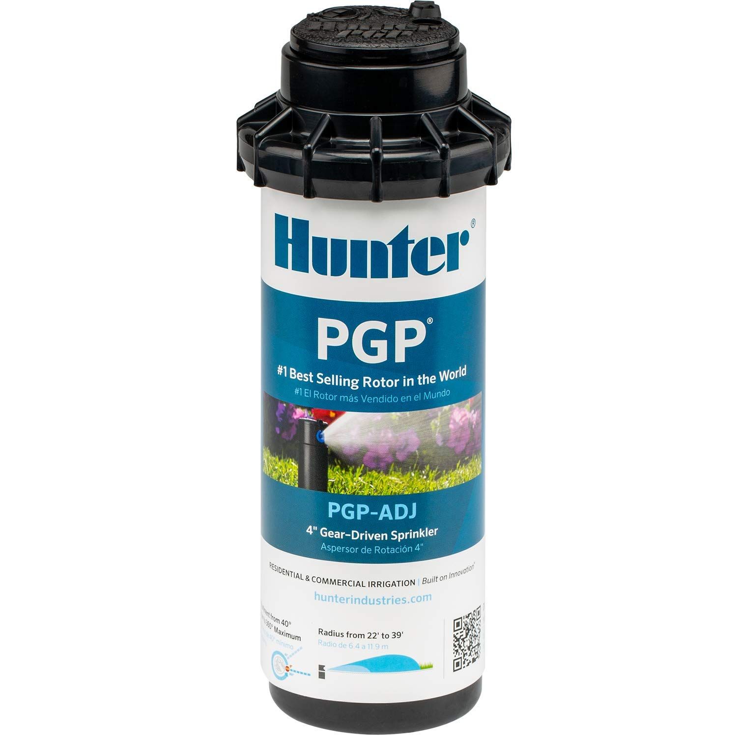a bottle of hunter pgp gear driven sprinkler