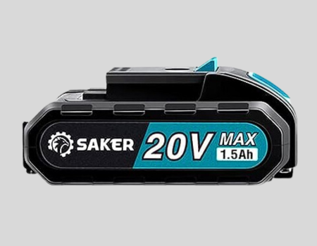 saker mini chainsaw battery