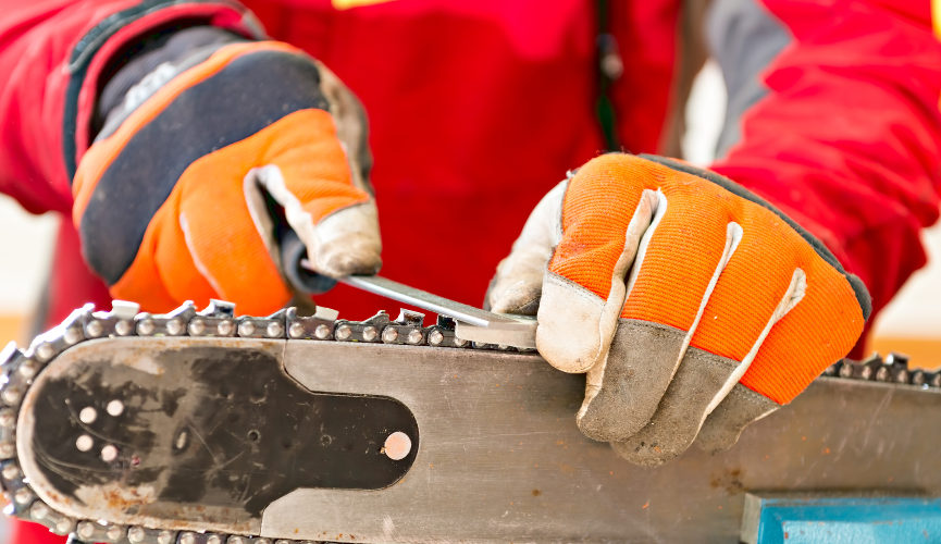 How To Sharpen A Chainsaw Chain