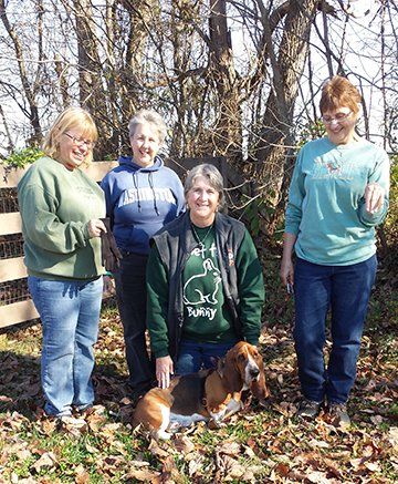 Dog Navy, His Handler and Family Members — Jefferson, IN — Duffy's Dog Training Center