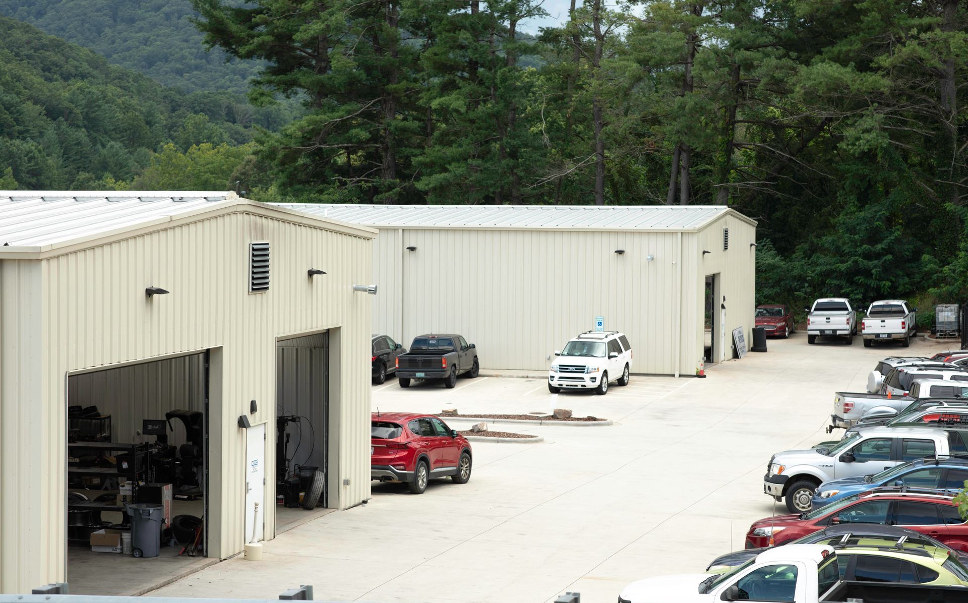 Inisde the auto repair shop | Curtis Hi-Tech Auto Service Center