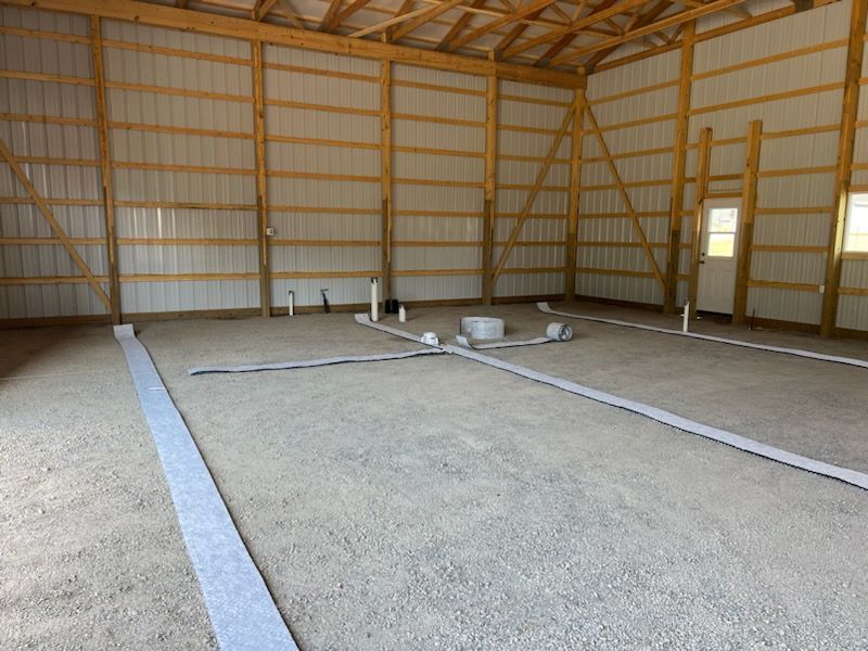 A Blue House With a Satellite Dish on the Side