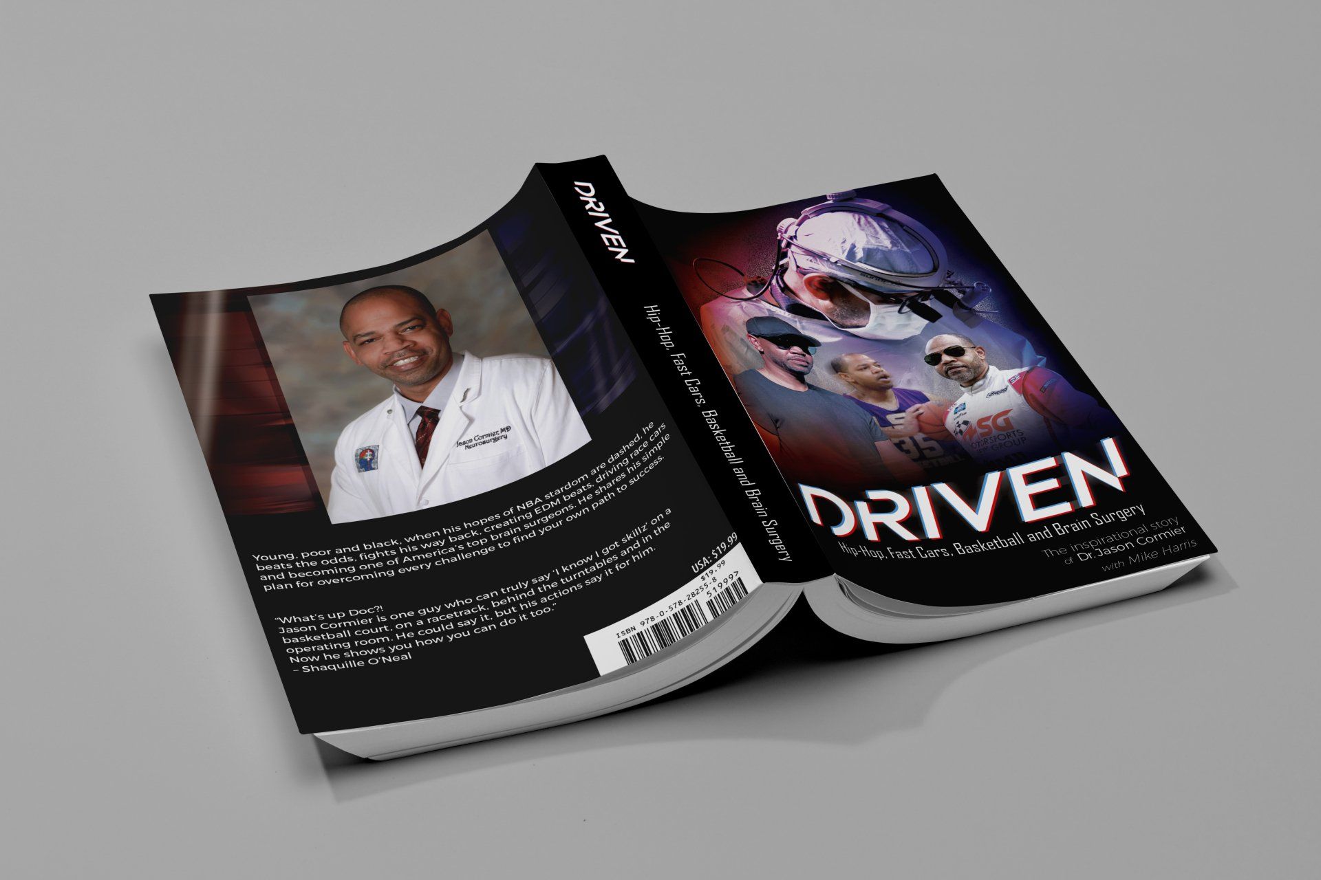 Dr.Jason Cormier, driven book, book cover design,